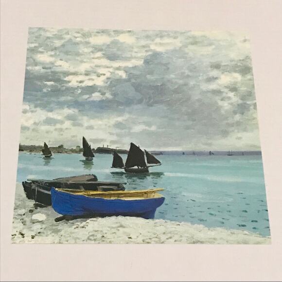 Monet The Beach at Sainte-Adresse sheet - Picture 2 of 6